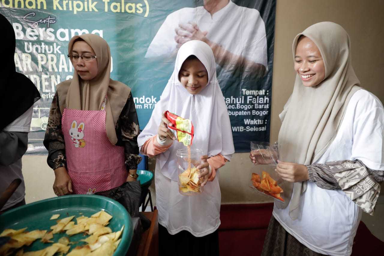 Kembangkan UMKM Santri, SDG Jabar Gelar Pelatihan Mengolah Keripik Talas di Bogor 4