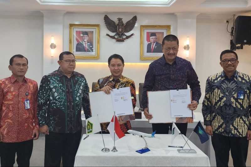 Kemenag dan Garuda Indonesia Teken MoU Angkutan Jemaah Haji 2024