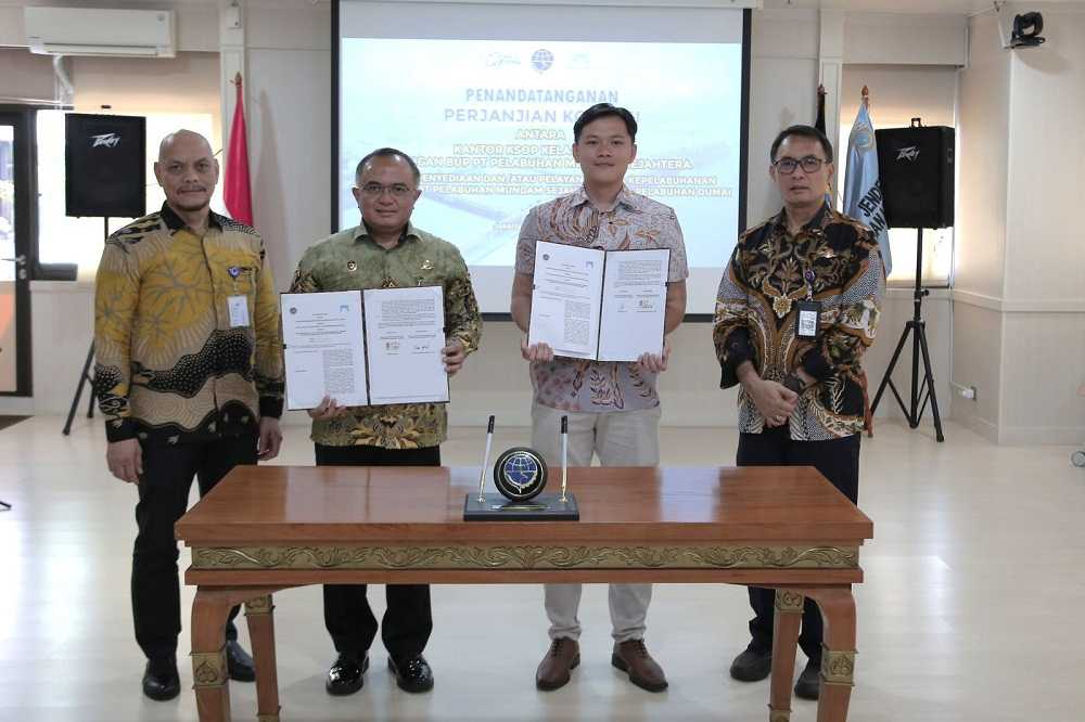 Kemenhub dan PT Pelabuhan Mundam Sejahtera Tandatangani Perjanjian Konsesi