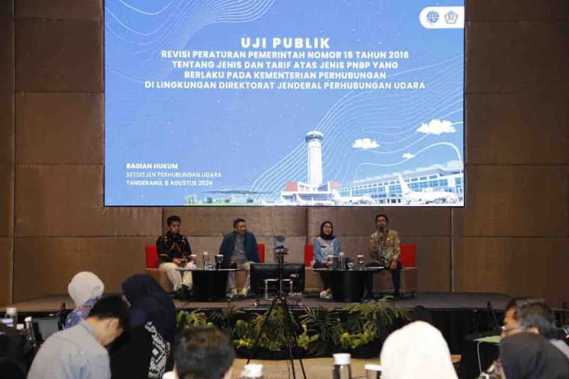 Kemenhub Uji Publik Revisi PP tentang Tarif Atas Jenis PNPB