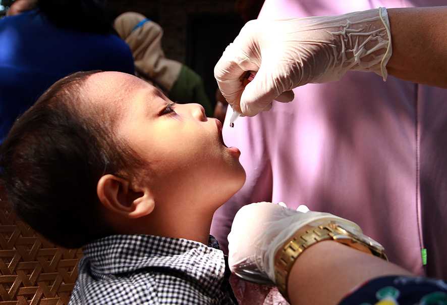 Kemenkes Temukan Tiga Kasus Lumpuh Layu Akut akibat Virus Polio