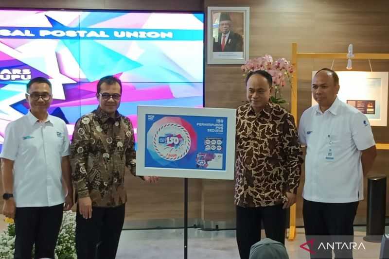 Kemenkominfo dan Pos Indonesia Luncurkan Prangko Seri 150 Tahun Perhimpunan Pos Sedunia