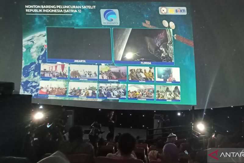 Kemenkominfo Gelar Nonton Bareng Peluncuran SATRIA-1 di Skyworld