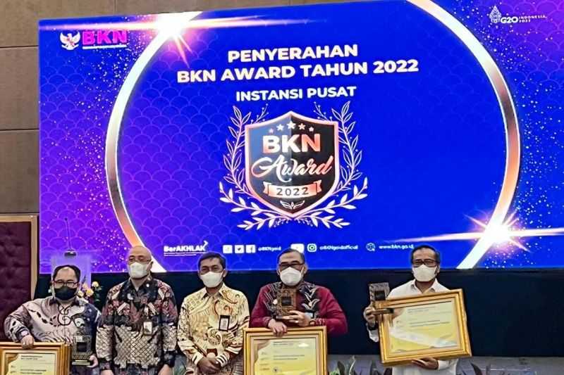 Kemenkumham Raih Dua Penghargaan BKN Award 2022