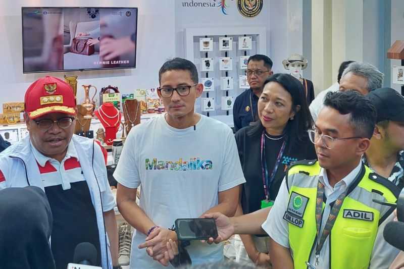 Kemenparekraf Hadirkan Planogram Goes to Mandalika di Bandara Lombok