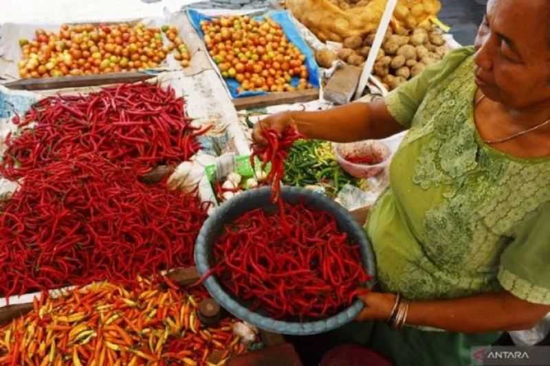 Kenaikan harga cabai rawit dorong inflasi Maret di Kota Madiun