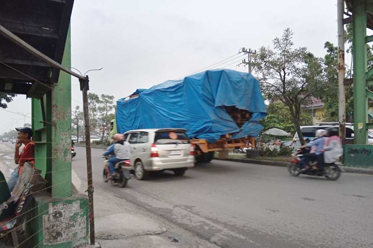 Kendaraan Angkutan Barang Dilarang Beroperasi oleh Dishub di Kota Pekanbaru