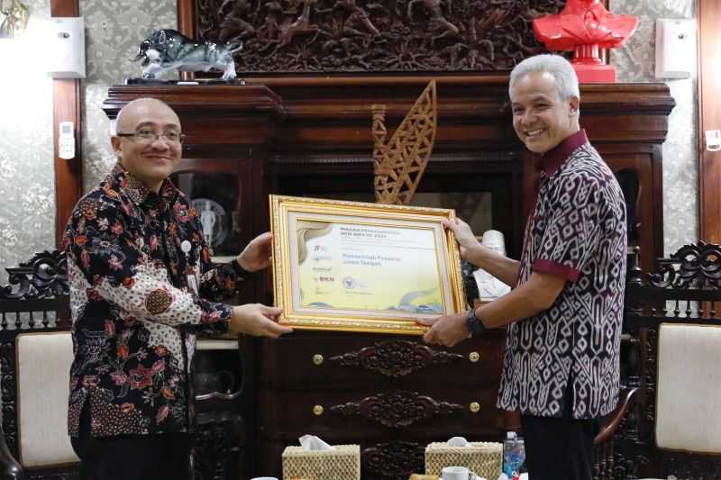 Keren Ganjar Pranowo Memang Oke, Pemprov Jawa Tengah Raih Tiga Penghargaan BKN Award 2022