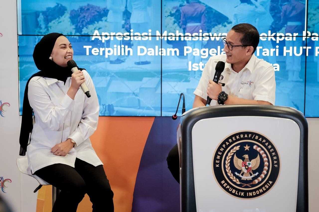Keren, Mahasiswa Poltekpar Palembang Terpilih Tampil dalam Pagelaran Tari HUT RI di Istana Kepresidenan