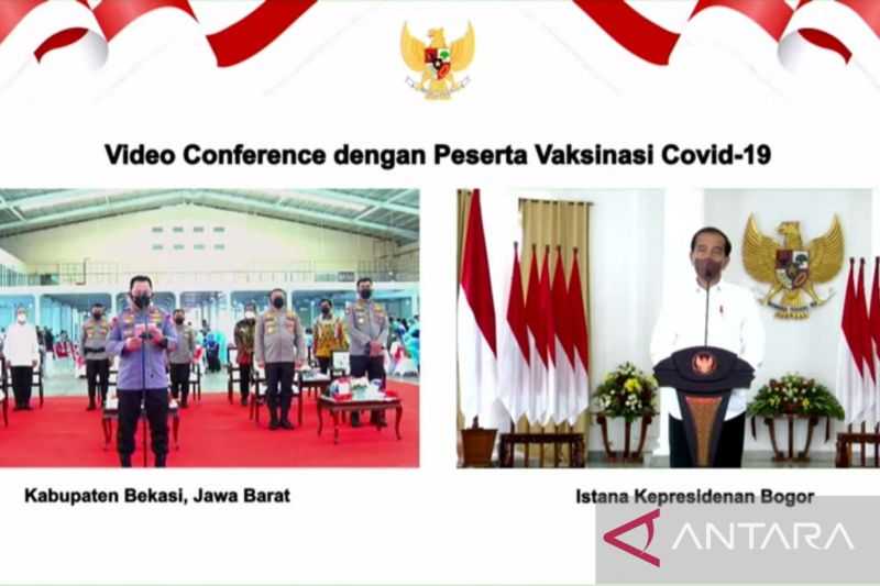 Keren, Presiden Joko Widodo Apresiasi Capaian Vaksinasi di Kabupaten Semarang