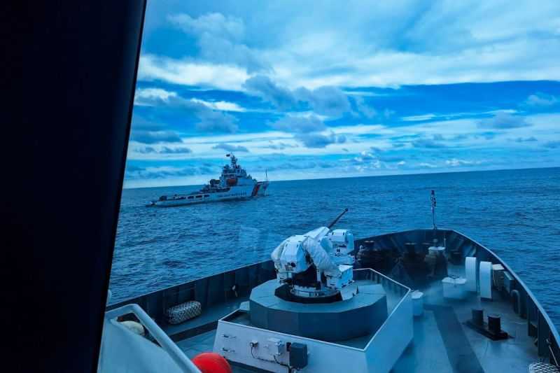 Keren Tindakan Tegas Ini, Bakamla RI Kembali Usir Kapal Tiongkok Coast Guard di Laut Natuna Utara