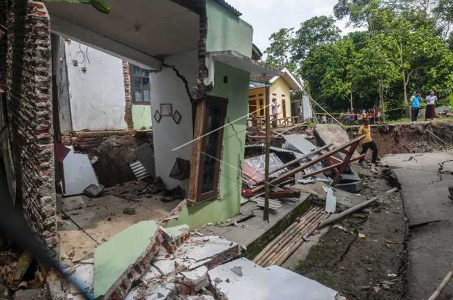 Kerugian Tanah Bergerak Lebak Capai Rp1,5 Miliar