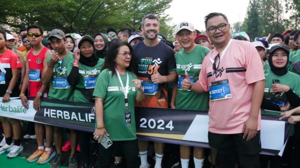 Keseruan Herbalife Run 2024 1