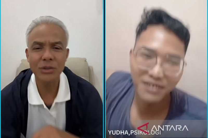 Ketika Ganjar Tanya Soal Kesehatan Mental ke Anak Muda Saat 'Live' di TikTok