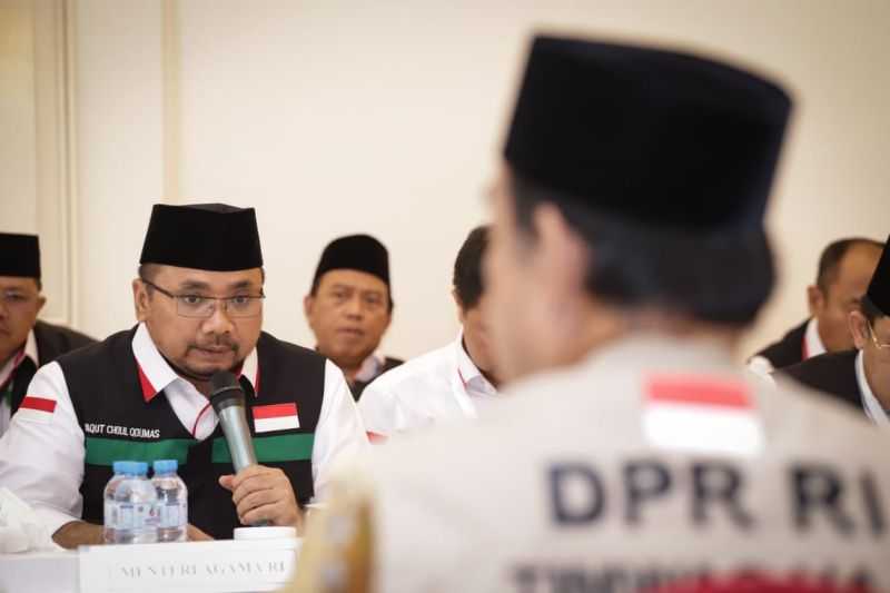 Ketua Amirul Hajj Pimpin Rapat Evaluasi Jelang Wukuf di Arafah