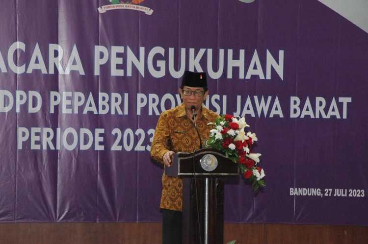 Ketua Umum DPP Pepabri Lantik 25 Pengurus DPC Provinsi Jawa Barat Periode 2023-2028