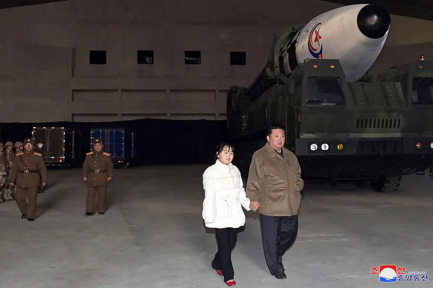 Kim Chu-ae, Putri Kim Jong-un, Tampil Perdana saat Peluncuran Misil Korut