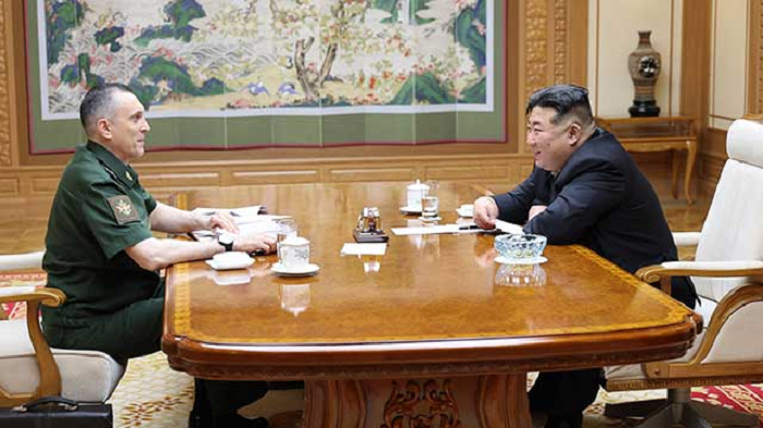 Kim Jong-un Bertemu dengan Wakil Menteri Pertahanan Russia