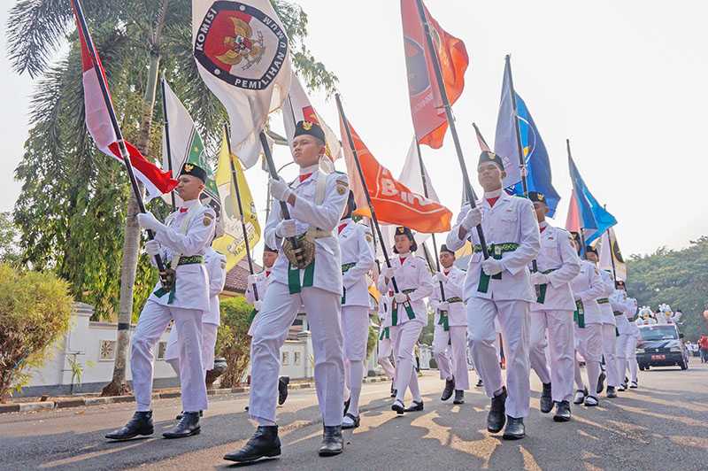 Kirab Pemilu di Kabupaten Kendal