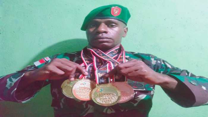 Kisah Perjuangan Prajurit dan Istri Tentara di Papua yang Sukses Meraih Medali di Ajang PON