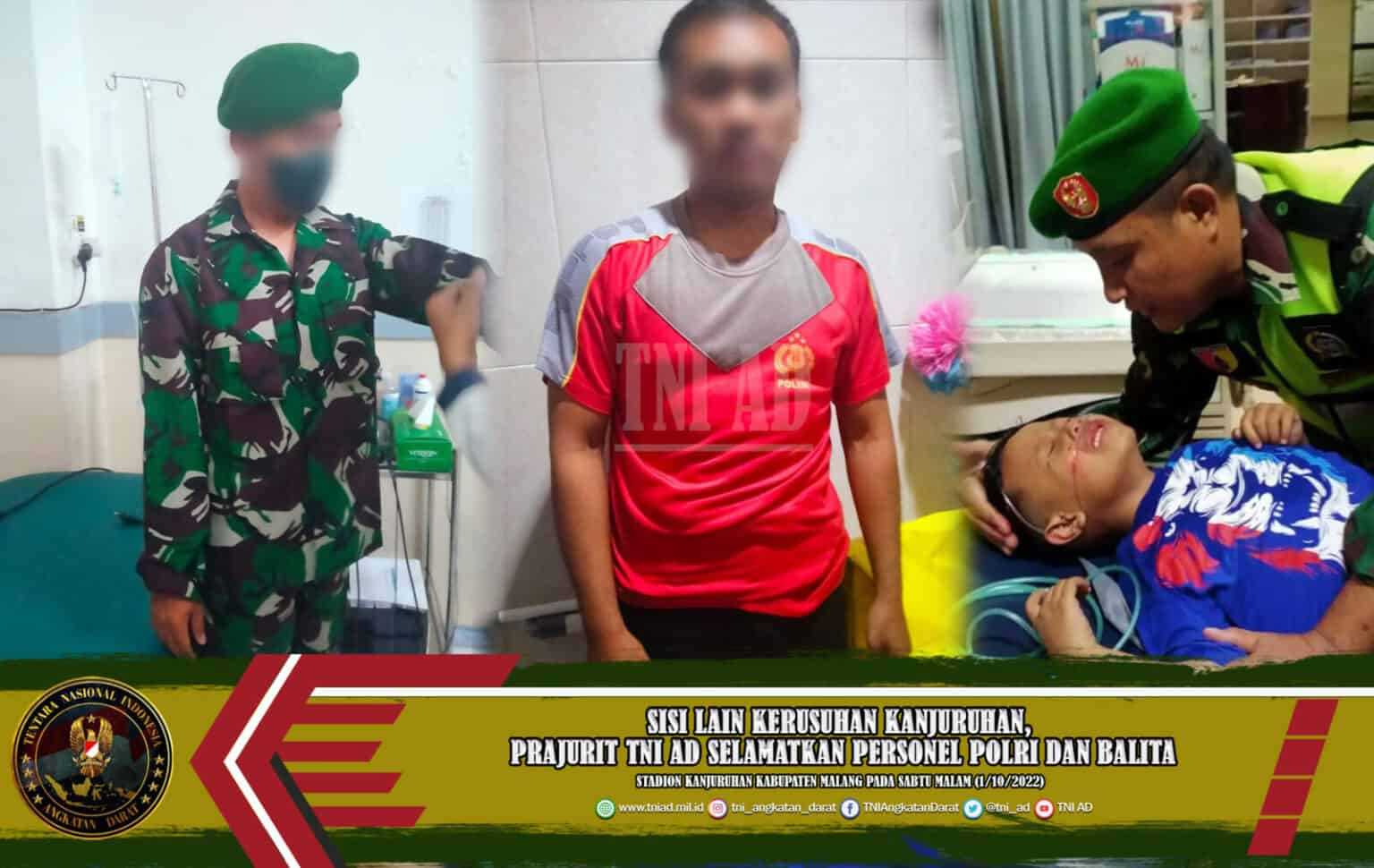 Kisah Prajurit TNI AD Selamatkan Personel Polri dan Balita yang Sembunyi di RS karena Dikepung Massa Kanjuruhan