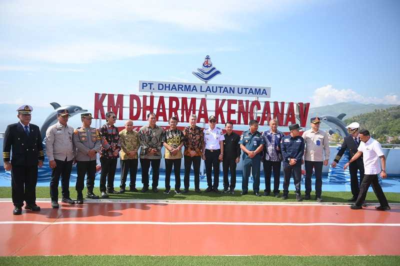 KM Dharma Kencana V dan Terminal Penumpang Donggala Resmi Beroperasi