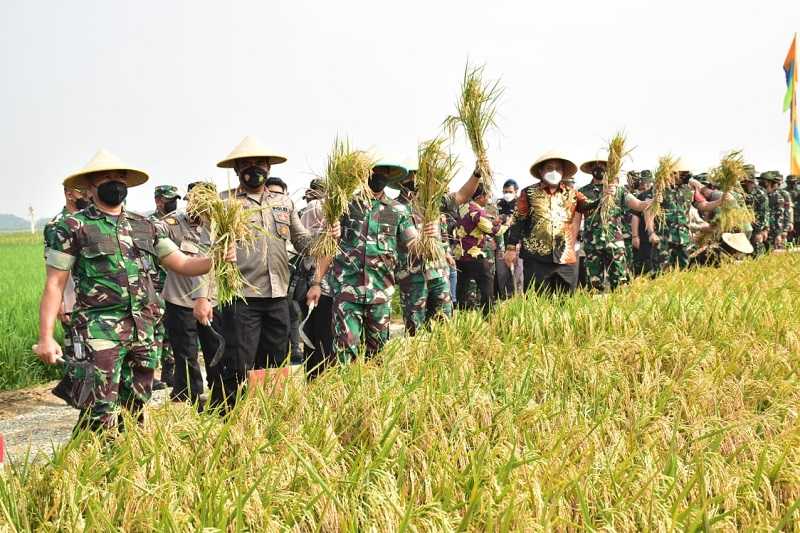 Kodam Jaya Terjun Bersama-sama Petani untuk Menggelorakan Semangat Bertani