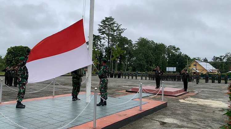 Kodim Mimika Gelar Upacara Peringatan Hari Lahir Pancasila