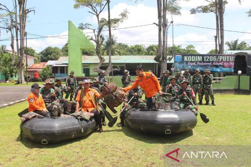 Kodim Putussibau latih pasukan reaksi cepat tangani bencana banjir