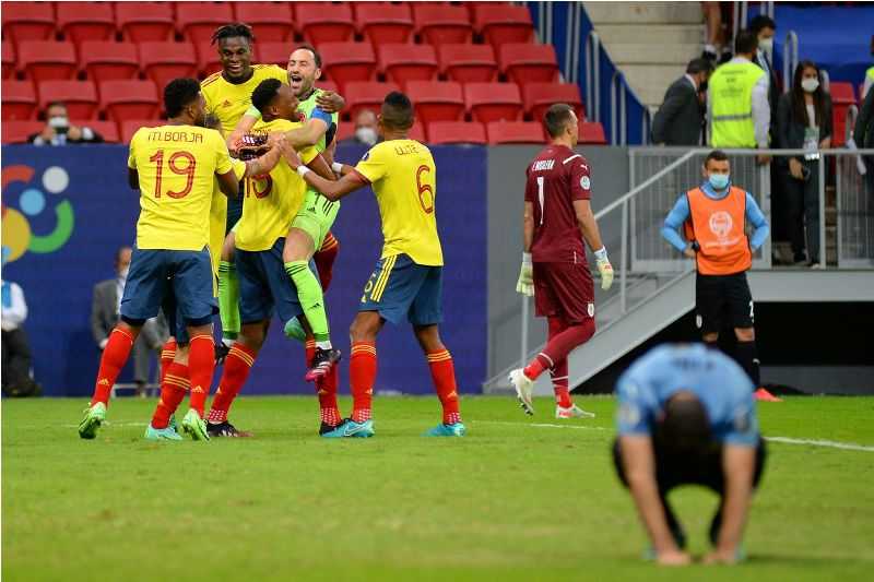 Kolombia ke Semifinal Copa America Usai Kalahkan Uruguay Lewat Drama Adu Penalti