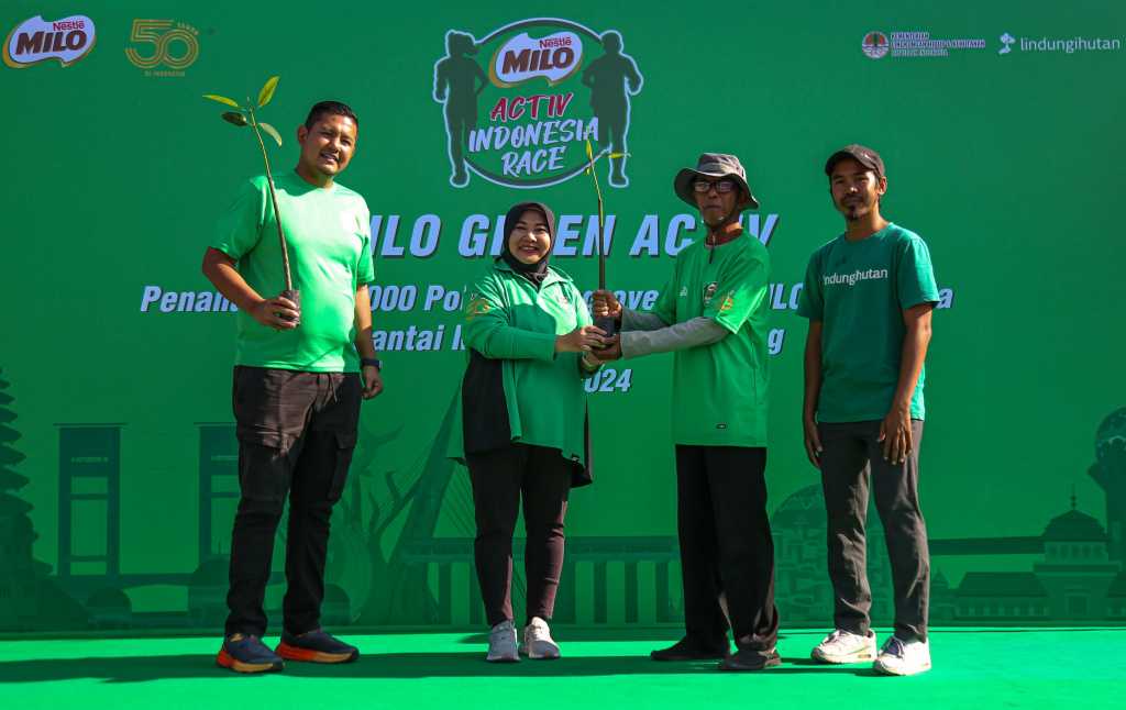 Komitmen 'Gerakan Pilih Hijau' Nestlé MILO melalui MILO ACTIV Indonesia Race 2023 Penanaman 15.000 Mangrove untuk Pelestarian Lingkungan