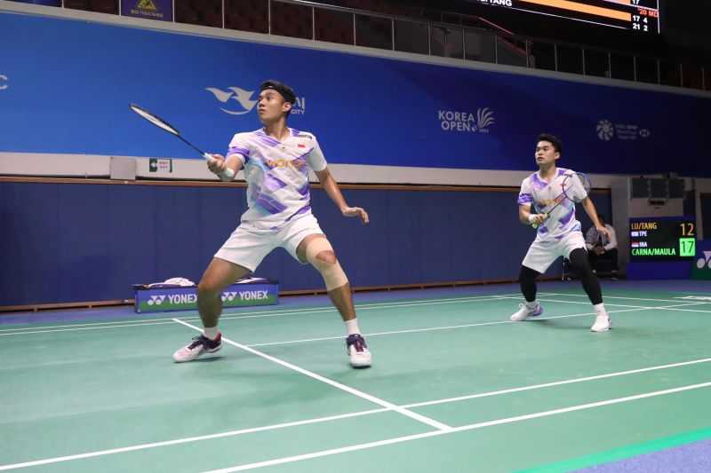 Komunikasi yang Baik Jadi Kunci Leo/Bagas Maju ke 16 Besar Korea Open 2024