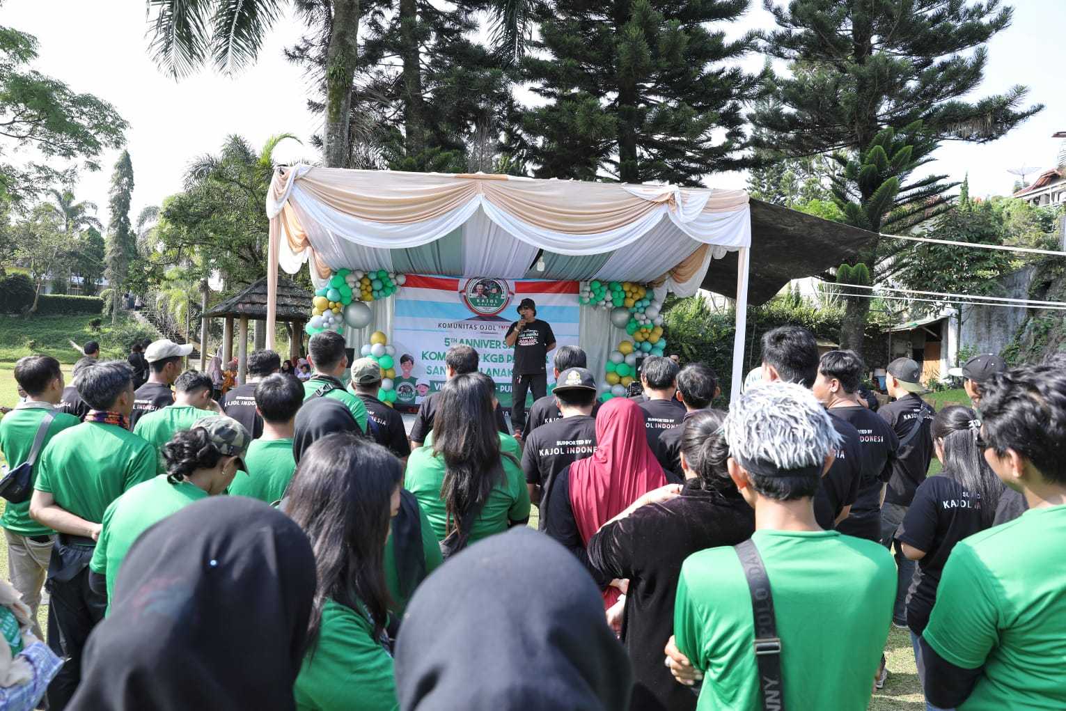 Komunitas Ojol Ganjar Gelar Santunan Anak Yatim di Bogor 1