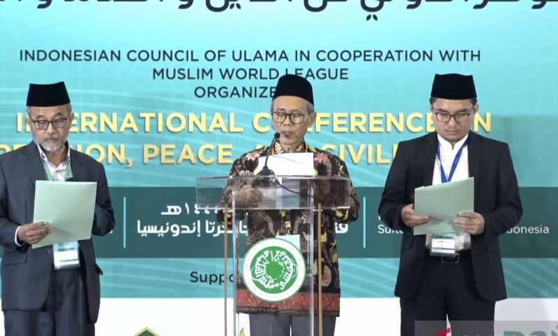 Konferensi Internasional Agama Hasilkan Deklarasi Jakarta untuk Perdamaian