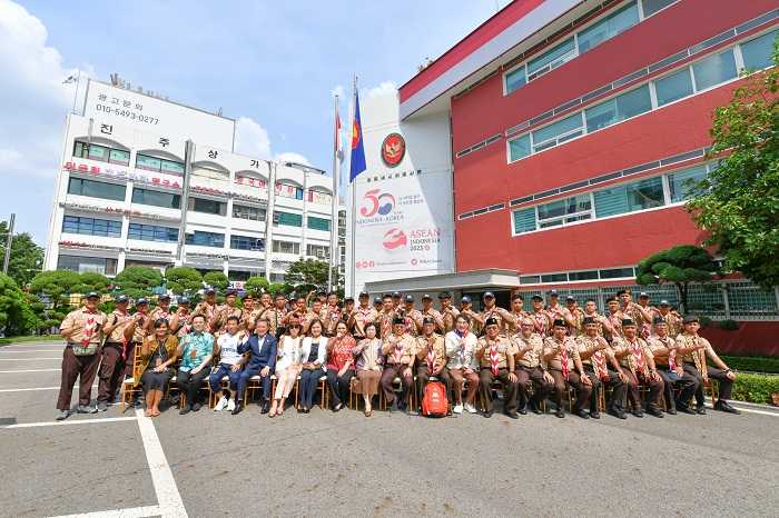 Kontingen Pramuka Indonesia Meriahkan Jambore Dunia ke-25 di Korea Selatan