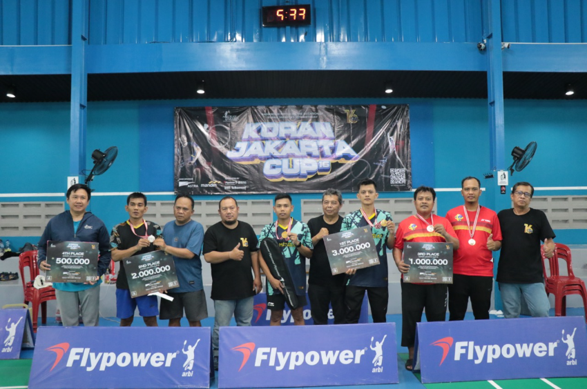 Koran Jakarta Gelar Turnamen Bulutangkis 'Koran Jakarta Cup16'