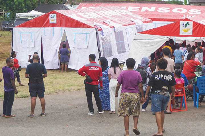 Korban Gempa di Jayapura