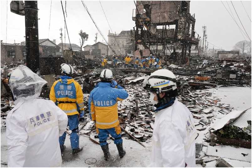 Korban Gempa di Jepang Terus Bertambah, Salju Persulit Penyelamatan