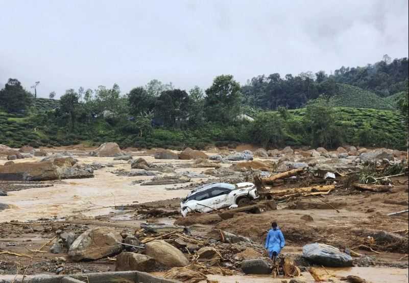 Korban Longsor di India Capai 160 Orang, Hujan Hambat Proses Evakuasi