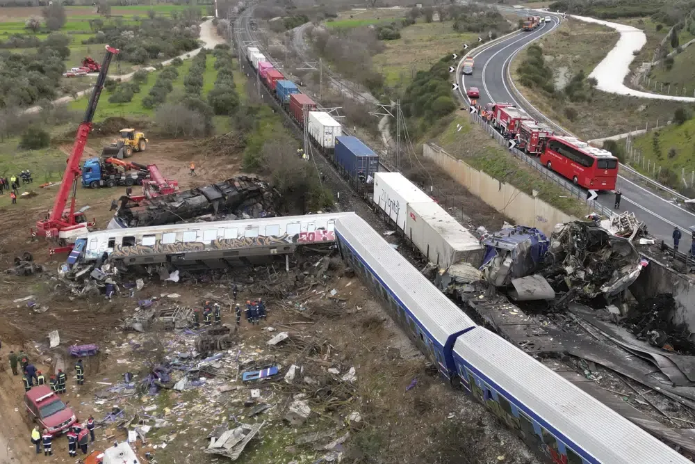 Korban Tewas Akibat Tabrakan Kereta di Yunani Bertambah jadi 36 Jiwa