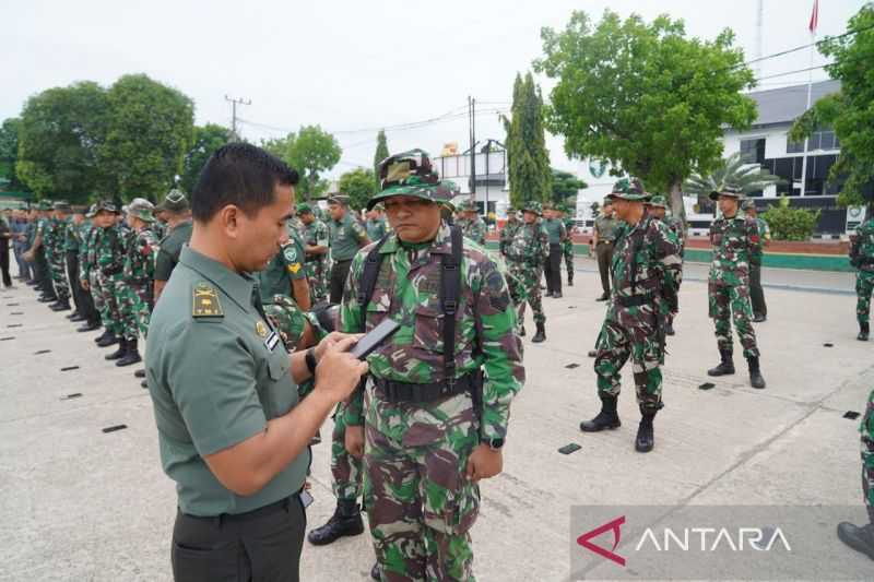 Korem Lilawangsa Komitmen Tindak Tegas Prajurit TNI Berjudi Online