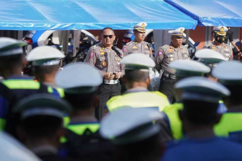 Korlantas Polri Gelar Gladi Pengamanan KTT G20, Warga Bali Diminta Tertib Berkendara