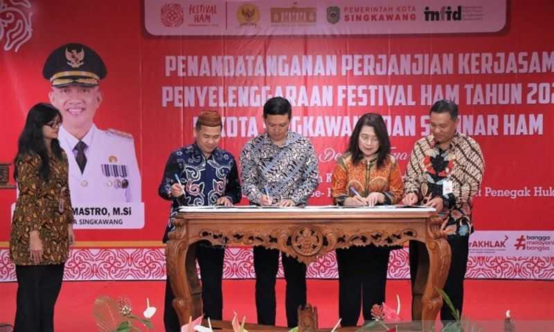 Kota Singkawang Tuan Rumah Festival HAM 2023