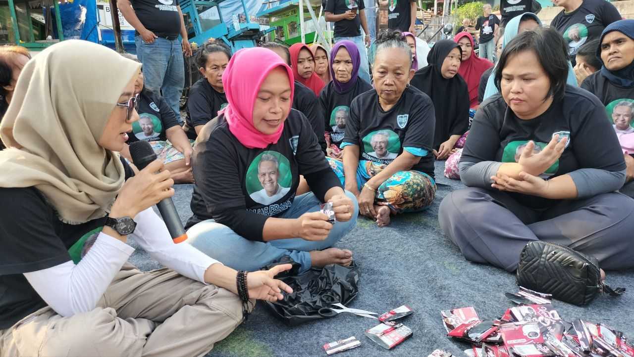 Kowarteg Ganjar Gencarkan Aksi Sosial kepada Ibu-Ibu Prasejahtera di Tanjung Priok