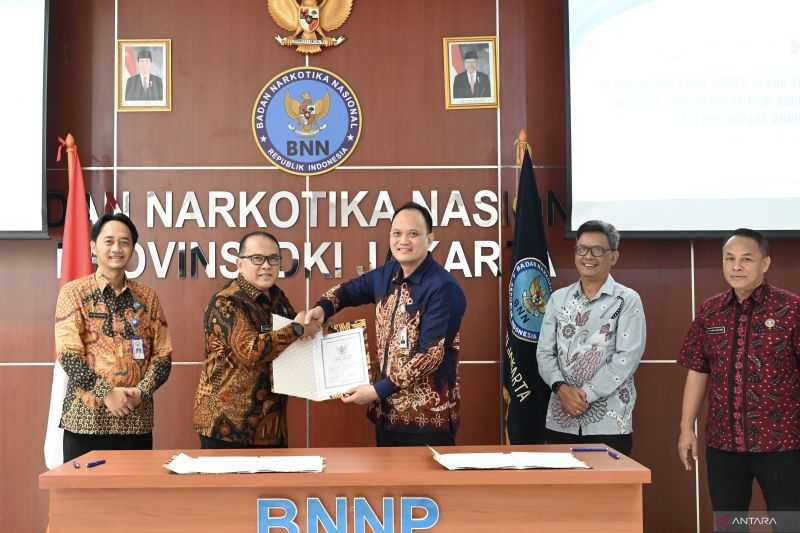 KPK Hibahkan Aset Rampasan Rp9,62 Miliar ke BNNP DKI Jakarta