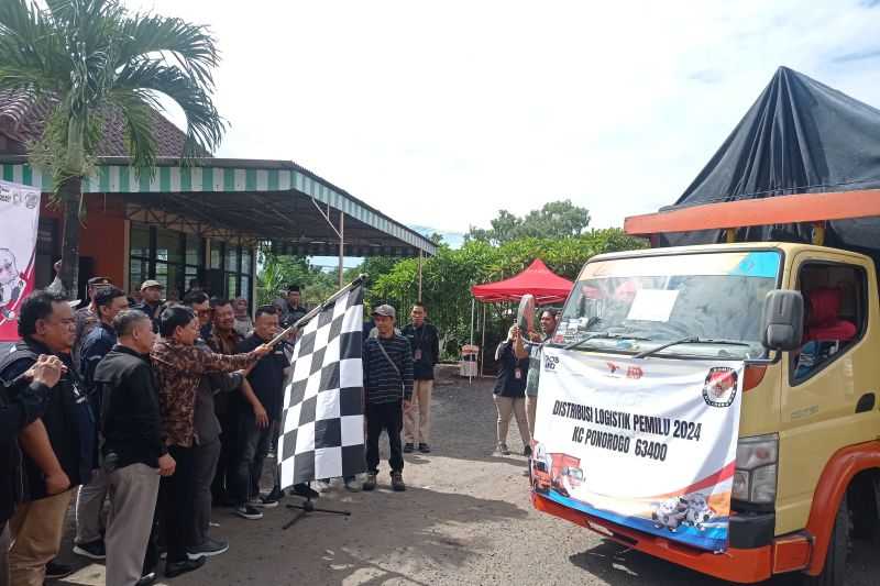 KPU Dahulukan Distribusi Logistik Pemilu Daerah Terjauh di Kabupaten Ponorogo