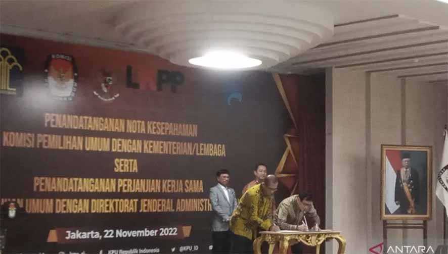 KPU dan Kemenkumham  Bersinergi untuk Pemilu 2024