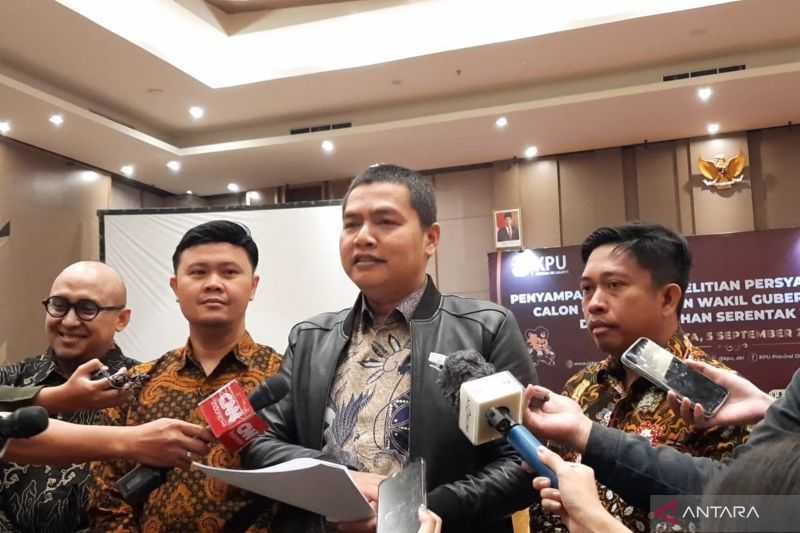 KPU DKI: Tiga Paslon di Pilgub Jakarta Belum Penuhi Syarat Administrasi