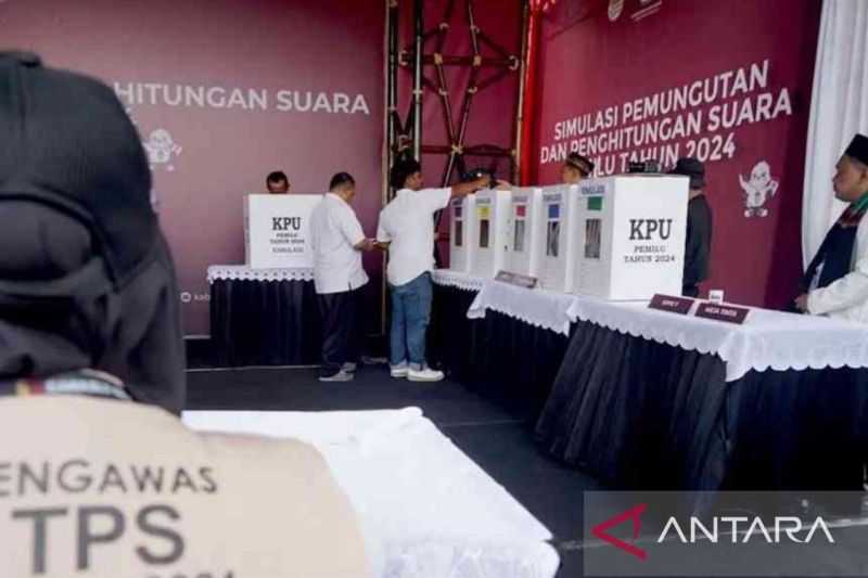KPU Kabupaten Bekasi Gelar Simulasi Pemilu dengan Memakai Aplikasi Sirekap