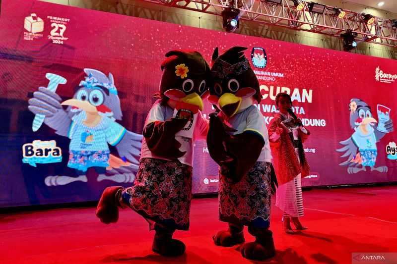 KPU Kota Bandung Luncurkan Bara dan Aya sebagai Maskot Pilkada 2024